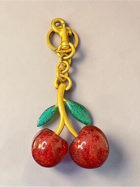 BUY NOW: Red Cherries Bag Charm Keychain (A815)